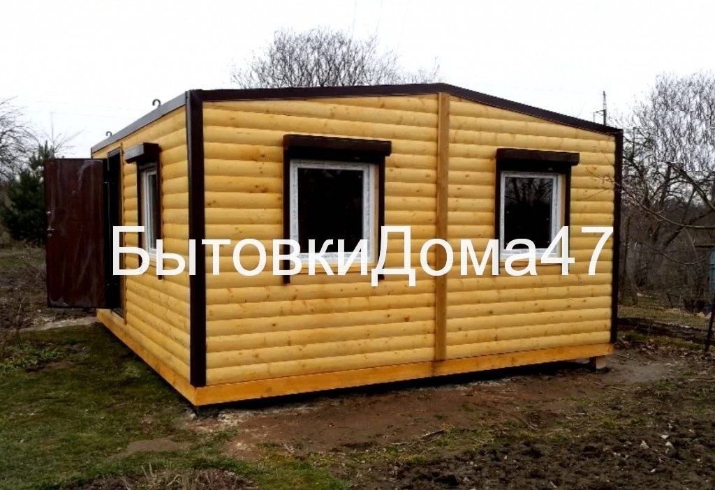 домик из бытовок