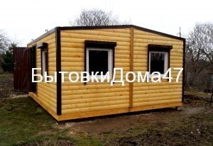 домик из бытовок