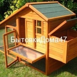 Курятник на 5 кур "Теремок"