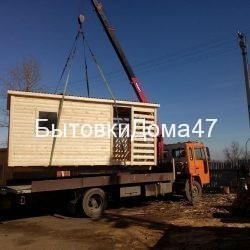 Доставка хозблока с дровником