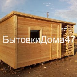 хозблок дровянник