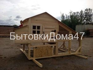 мини курятник на 5 несушек