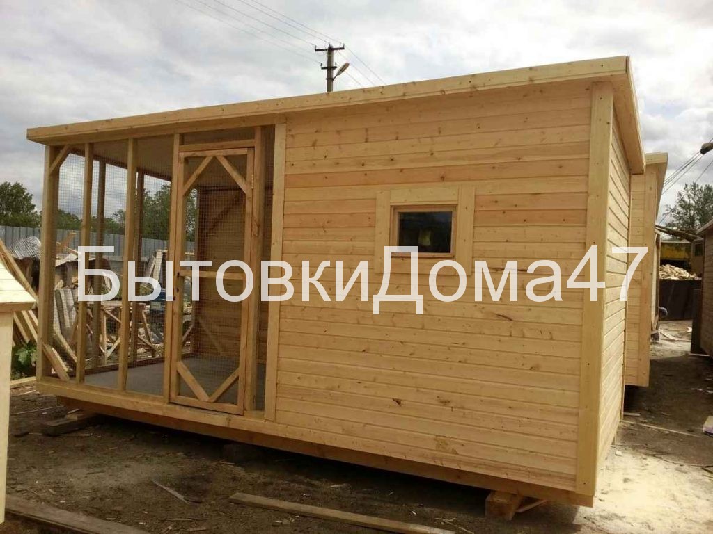 вольер и курятник