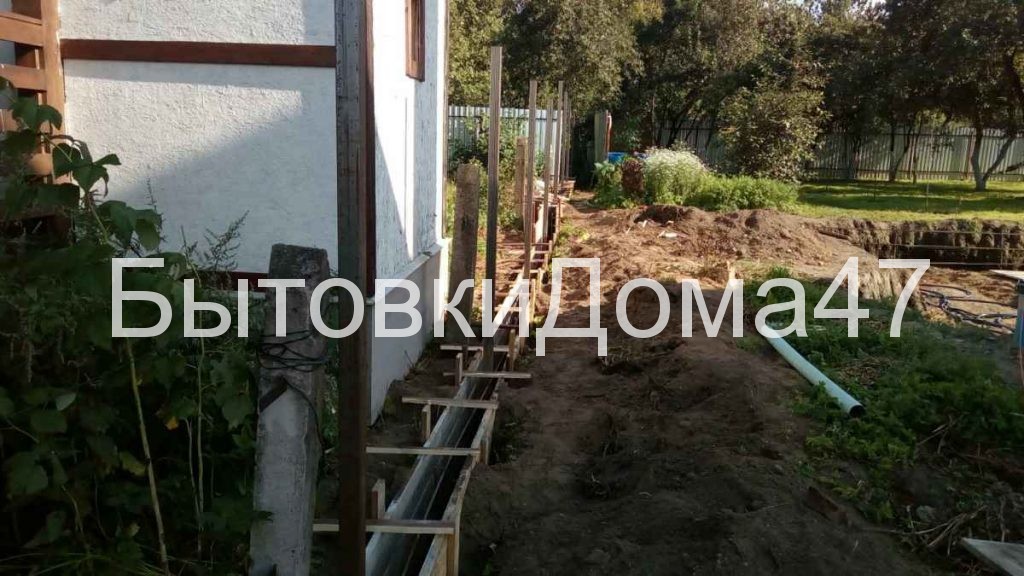 фундамент для забора