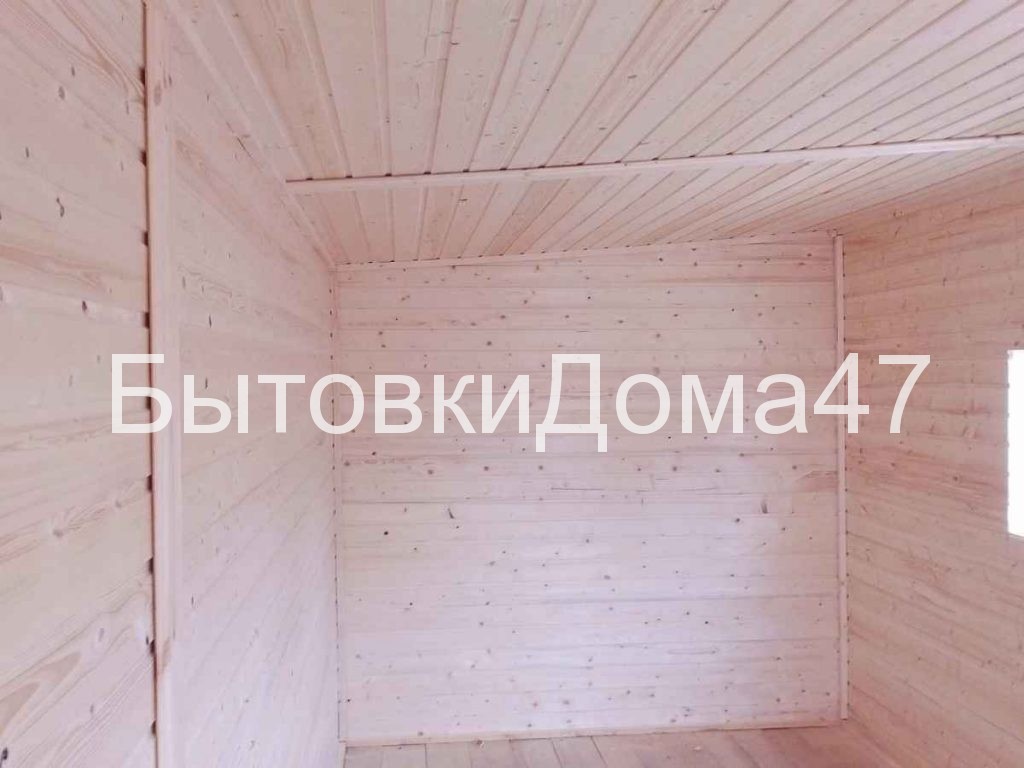 отделка бытовки вагонкой