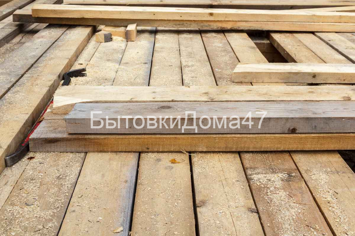 Доска обрезная – особенности применения